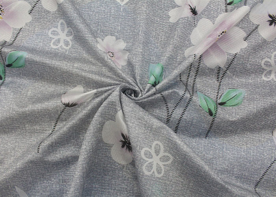 Связанное искривлением напечатанное 100% полиэстер ткани Pillowcase тюфяка штейновое