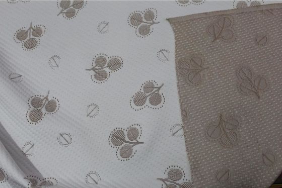 Breathable сплетенная полиэстером ткань жаккарда 160gsm вязать для крышки тюфяка